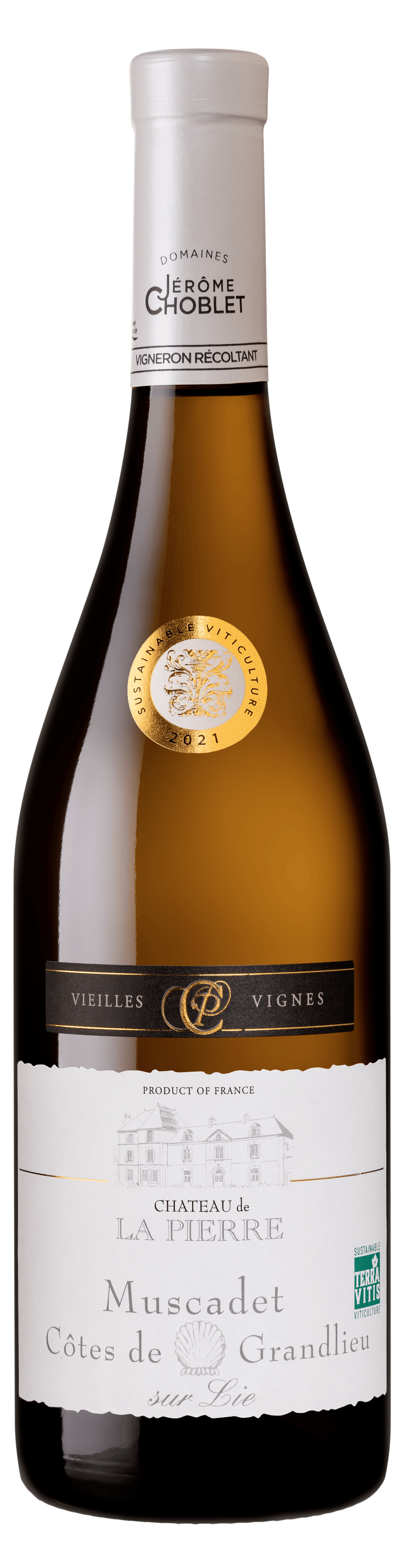 Domaine des Herbauges - Chateau de la Pierre Muscadet cotes de Grandlieu sur lie