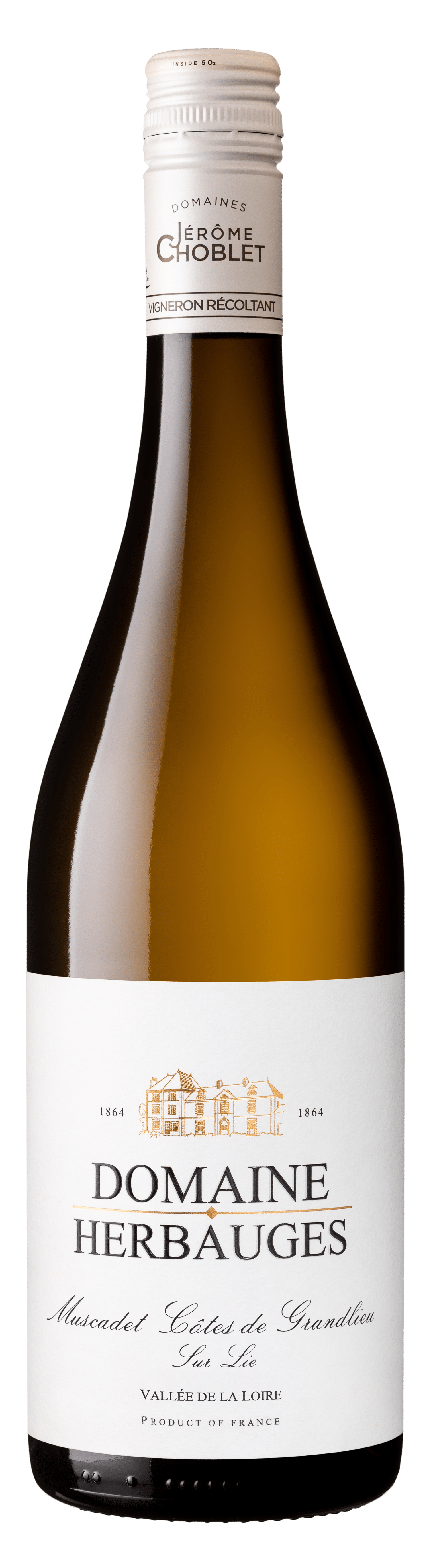Domaine des Herbauges - Domaine Herbauges Muscadet Côtes GrandLieu Sur Lie