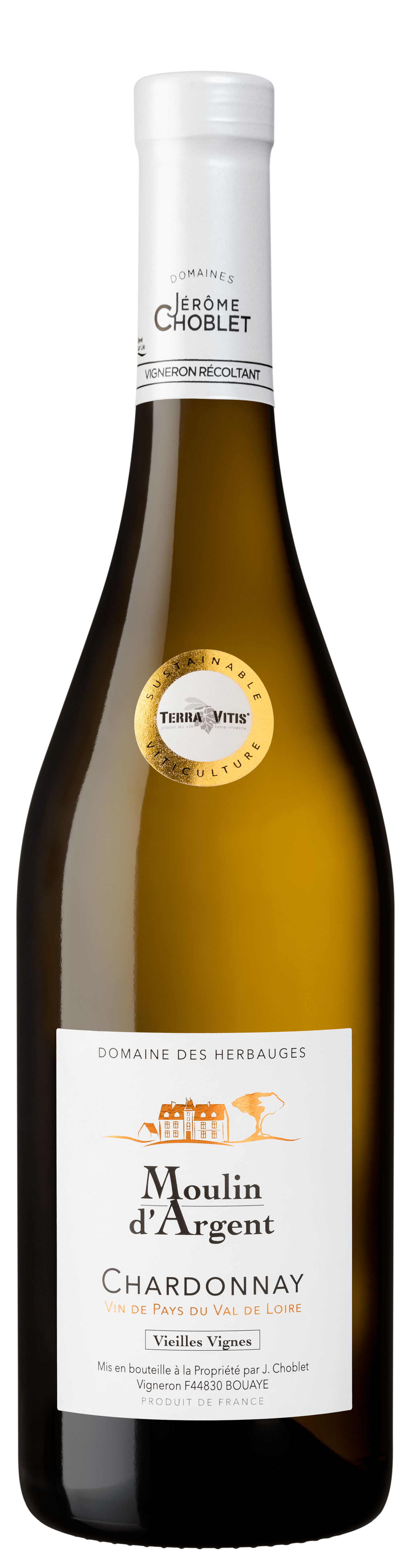 Domaine des Herbauges - Domaine des Herbauges Chardonnay Moulin d’Argent