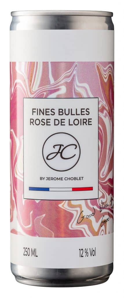 fines bulles de loire rose irise