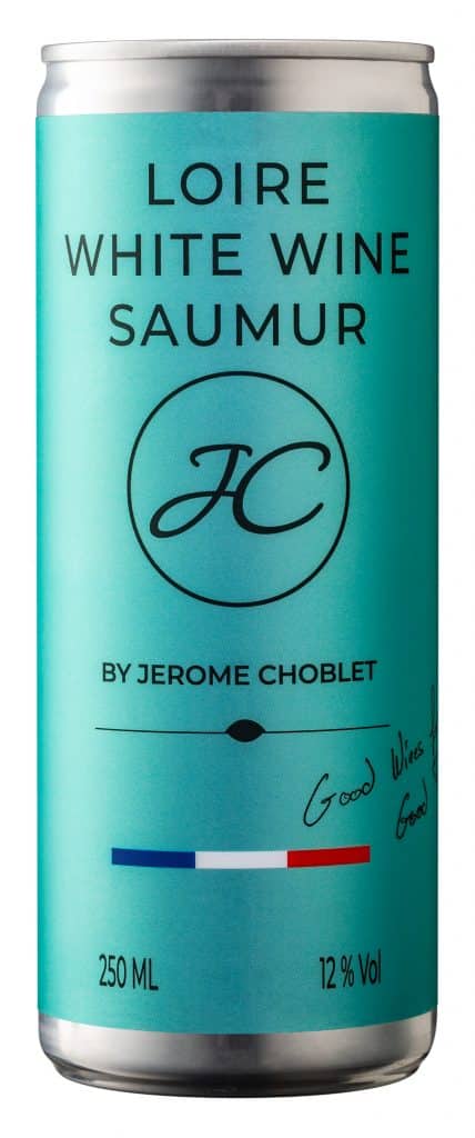 loire white wine saumur bleu mat