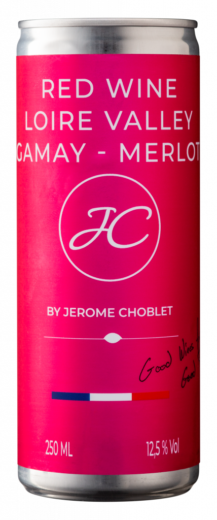 Plain Can 10 red wine loire valley gamay merlot rouge mat