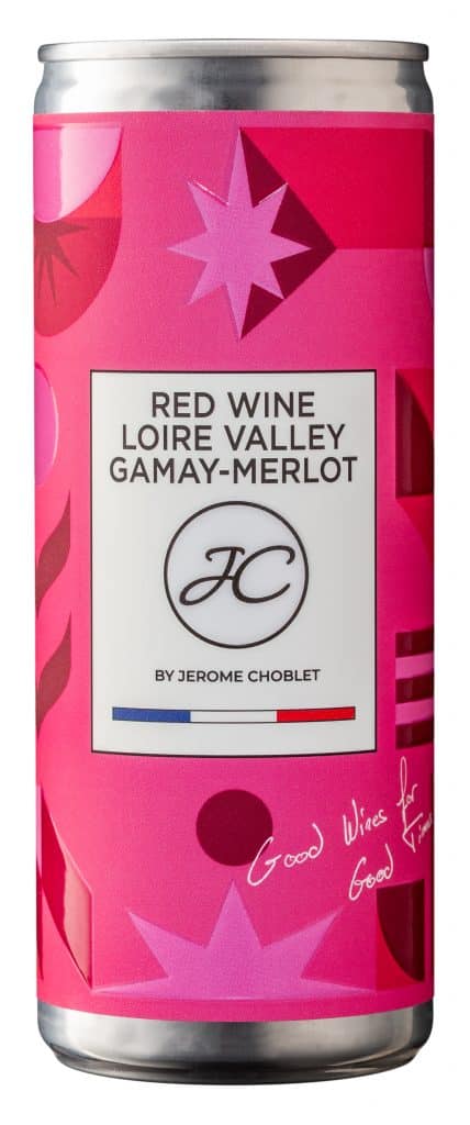 red wine loire valley gamay merlot rouge relief